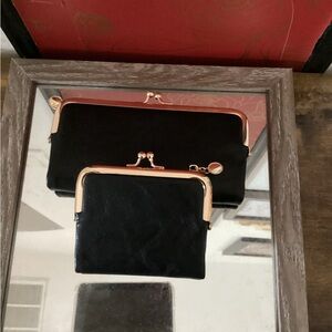 Elegant Black Leather Clutch